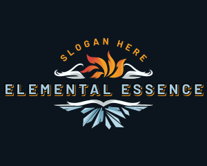 Element - Element Fire Ice logo design