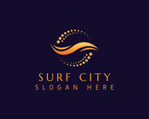 Ocean Wave Resort logo design