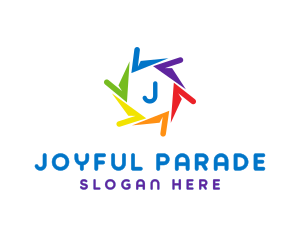 Parade - Rainbow Pride LGBT logo design