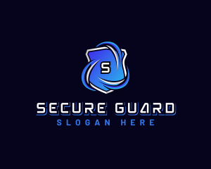 Cybersecurity - Shield Cybersecurity Software logo design