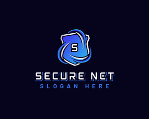 Cybersecurity - Shield Cybersecurity Software logo design