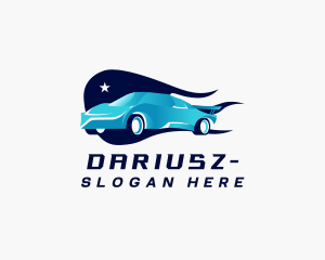 Fast Race Car Automotive Logo