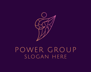 Group - Abstract Charity Person logo design