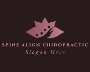 Chiropractor - Hand Lotus Massage logo design