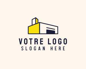 Garage Warehouse Building logo design