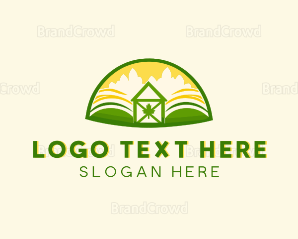 Organic Farming Barn Logo