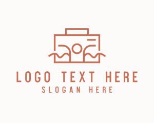 Luggage - Work Employee Briefcase logo design
