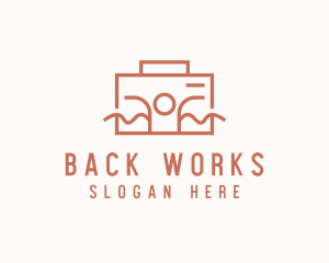 Work Employee Briefcase logo design