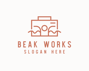 Work Employee Briefcase logo design