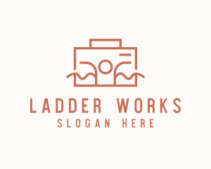 Work Employee Briefcase logo design