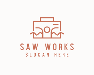 Work Employee Briefcase logo design