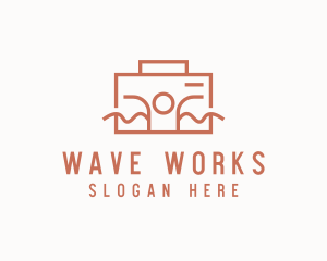 Work Employee Briefcase logo design