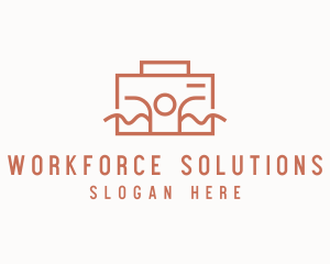 Employee - Work Employee Briefcase logo design