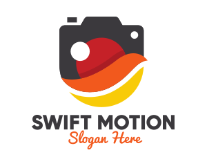 Swoosh - Stylish Swoosh Camera logo design