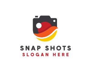 Instagram - Stylish Swoosh Camera logo design