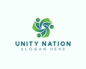 Volunteer People Unity logo design