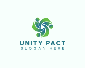 Volunteer People Unity logo design