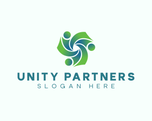 Volunteer People Unity logo design