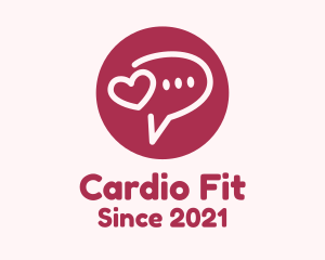 Cardio - Flirty Love Message Chat logo design