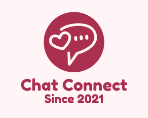 Messaging - Flirty Love Message Chat logo design
