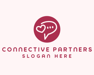 Relationship - Flirty Love Message Chat logo design