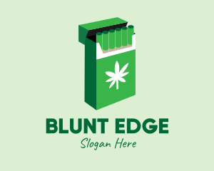 Blunt - Weed Joint Pack logo design