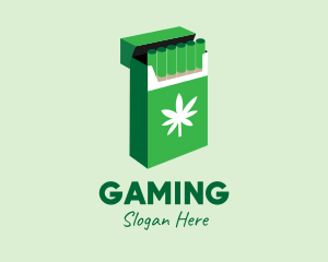 Cigarettes - Weed Joint Pack logo design