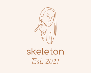 Jewelry Salon Woman logo design