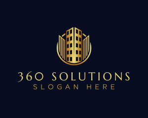 Luxury Building Realty logo design