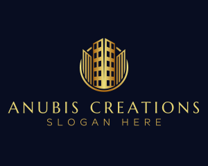 Luxury Building Realty logo design