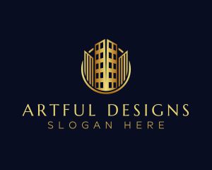 Luxury Building Realty logo design