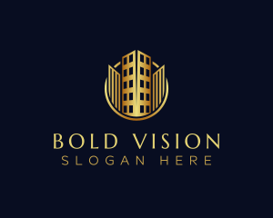 Luxury Building Realty logo design