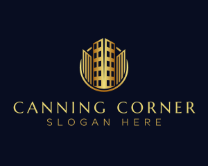 Luxury Building Realty logo design