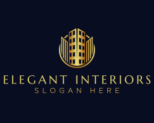 Luxury Building Realty logo design