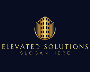 Luxury Building Realty logo design