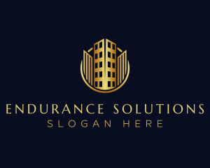 Luxury Building Realty logo design