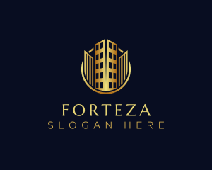 Luxury Building Realty logo design