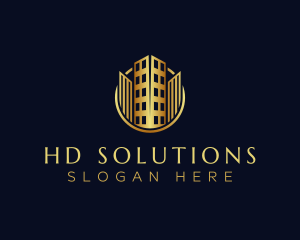 Luxury Building Realty logo design