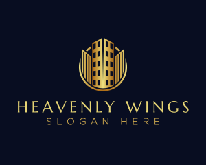 Luxury Building Realty logo design