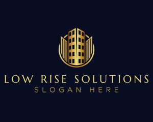 Luxury Building Realty logo design