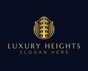 Luxury Building Realty logo design