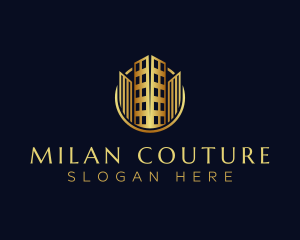 Luxury Building Realty logo design