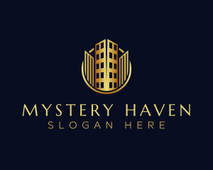 Luxury Building Realty logo design