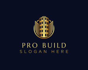 Luxury Building Realty logo design