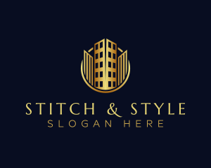 Luxury Building Realty logo design