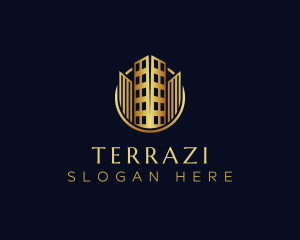 Luxury Building Realty logo design