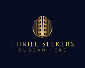 Luxury Building Realty logo design