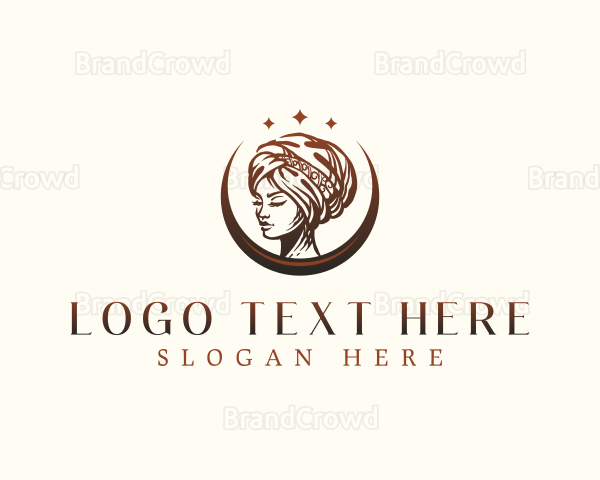 Beauty Turban Woman Logo