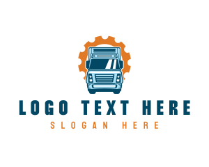 Pickup Truck - Cargo Truck Logistics logo design