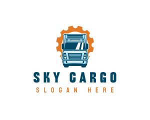 Cargo Truck Logistics logo design